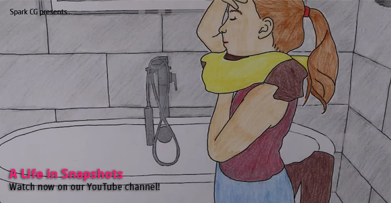 Still from animated short film "Felt Right Then, Feels Right Now"