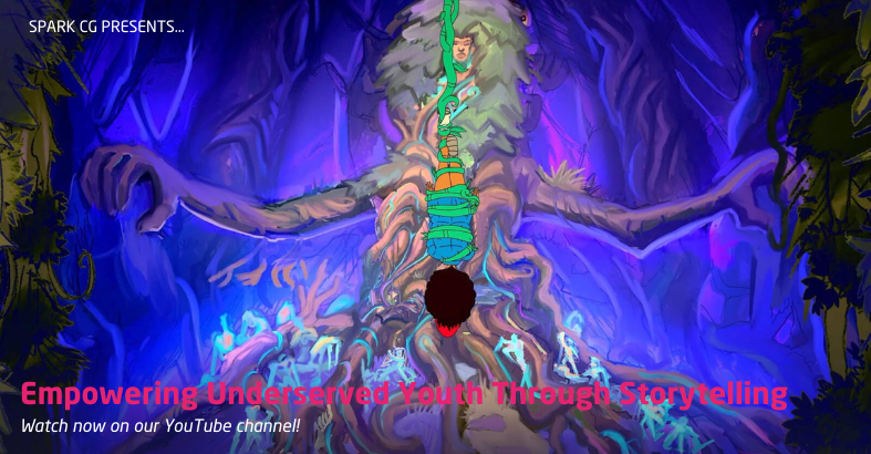 Still from animated short film Trees Blood