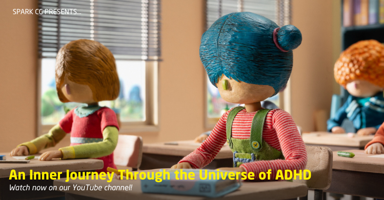 Still from animated short film "Three Comma Fourteen"