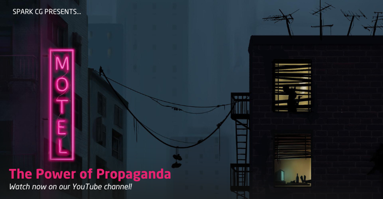 Still from animated short film "P"